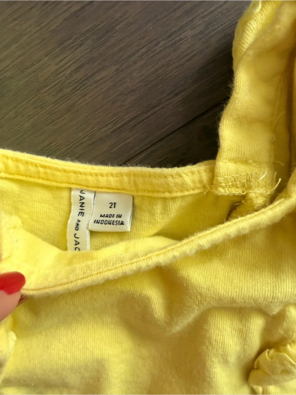 Mayoral Yellow Ruffle Tank with Embroidered Blue Jeans